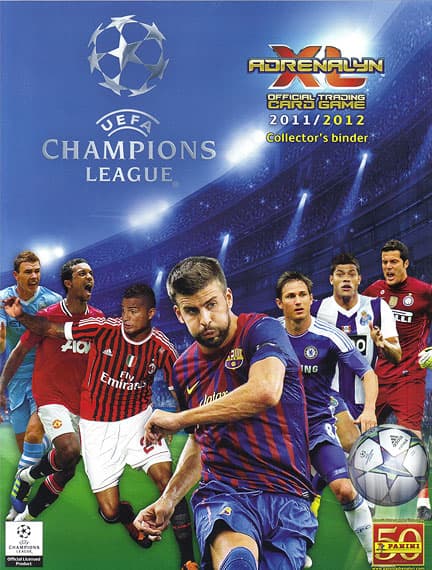 Capa do álbum Adrenalyn XL UEFA Champions League 2011-2012