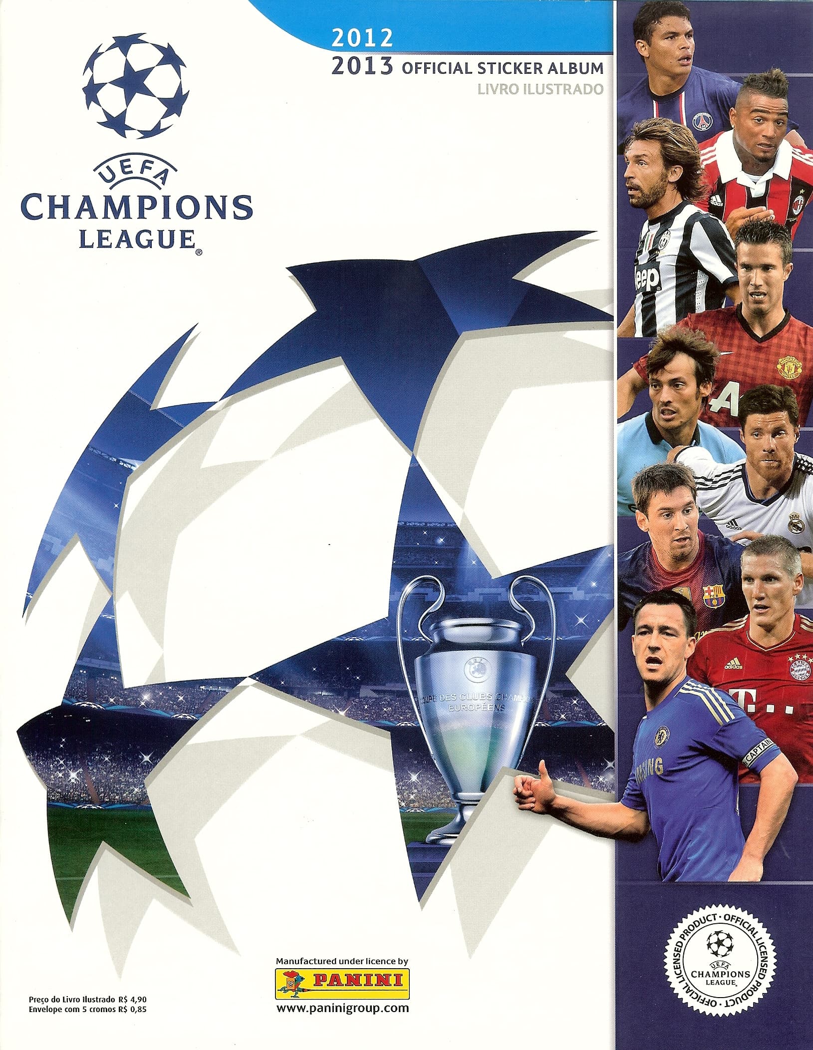 Capa do álbum UEFA Champions League 2012-2013
