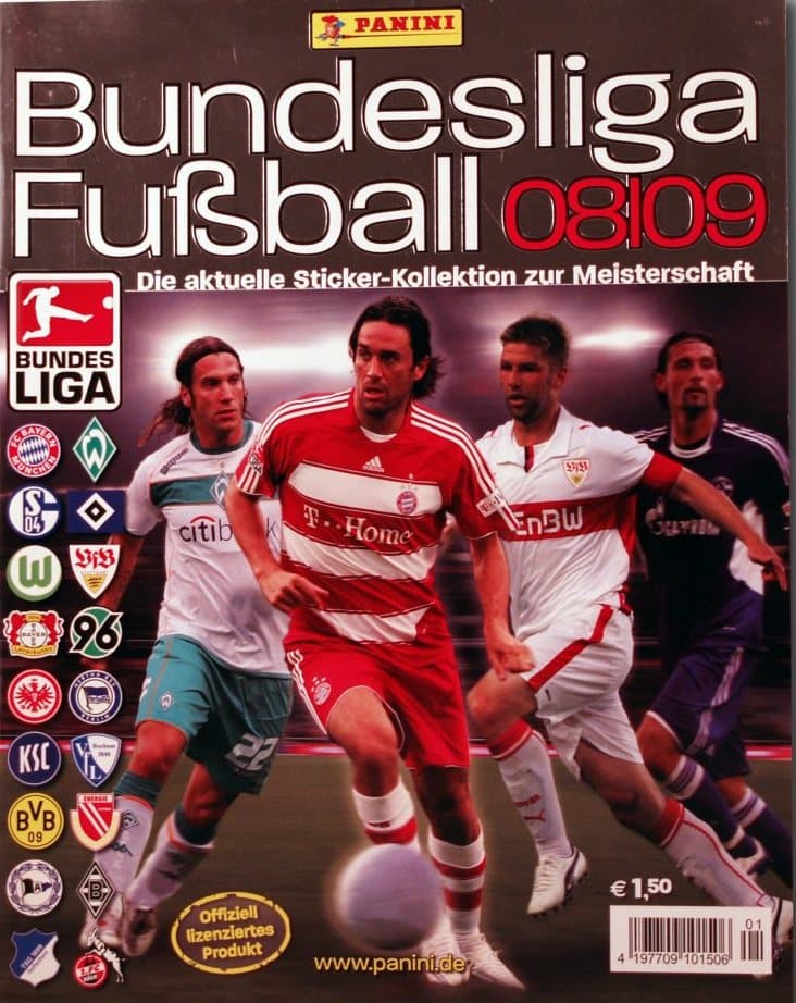 Capa do álbum Fussball Bundesliga 2008/2009 Deutschland