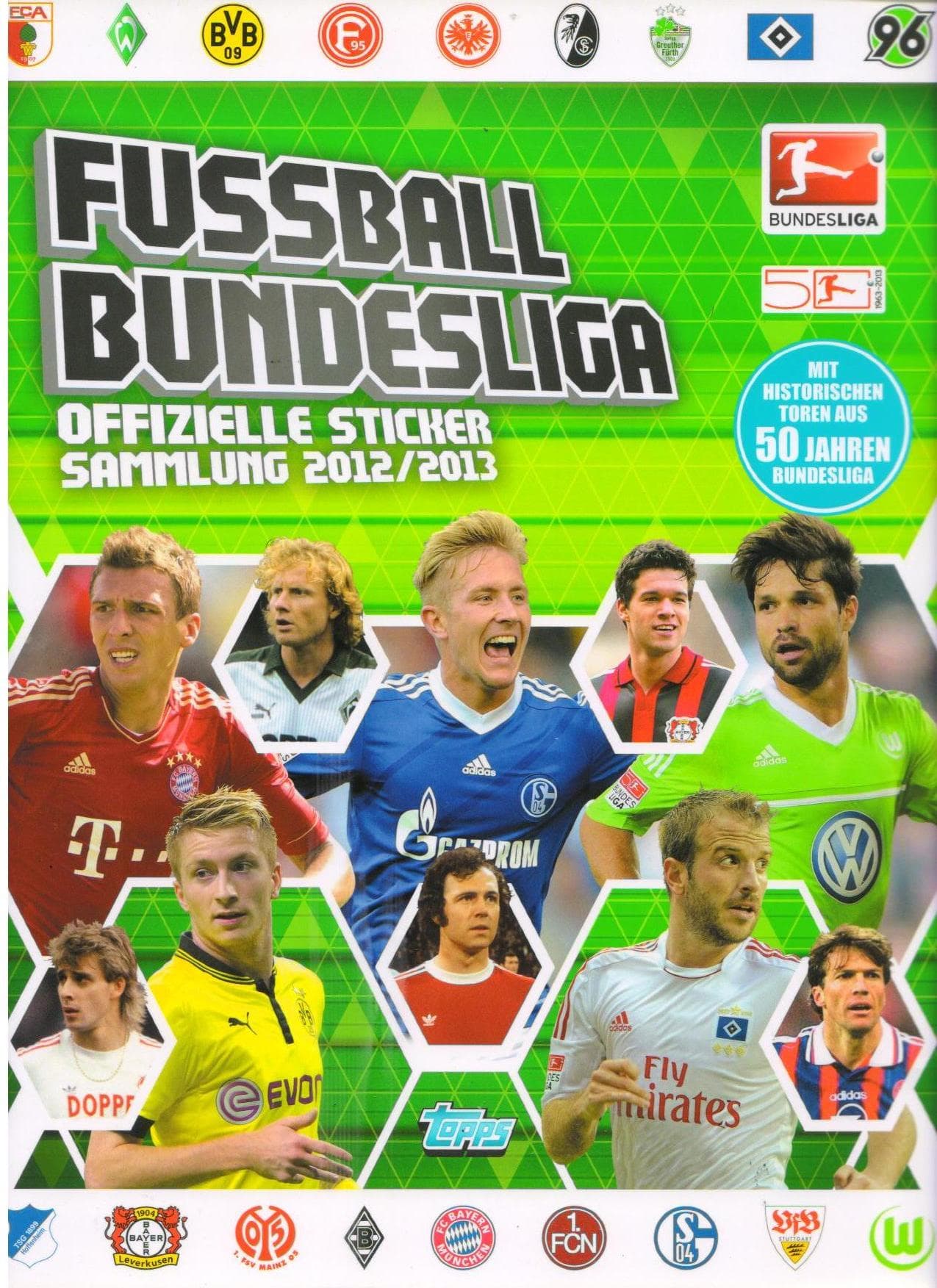Capa do álbum Fussball Bundesliga 2012/2013 Deutschland