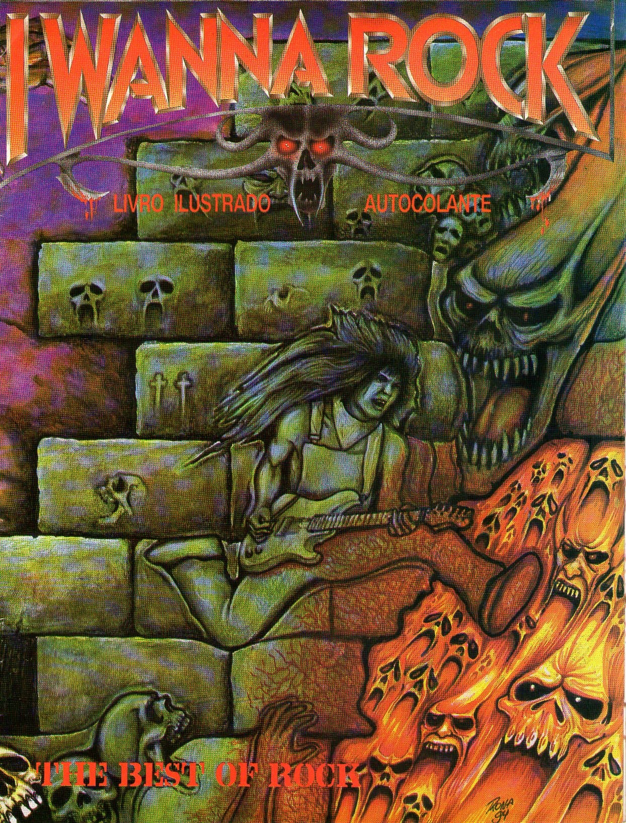 Capa do álbum I wanna rock