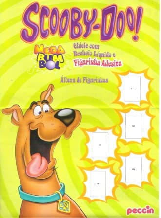 Capa do álbum Chicle de Bola Mega Bum Scooby-doo