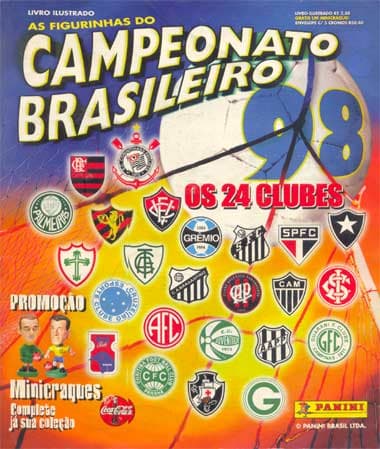 Capa do álbum Campeonato Brasileiro 1998
