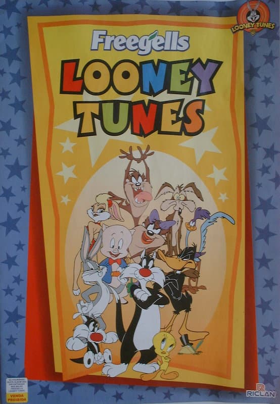Capa do álbum Balas Freegells Looney Tunes 2001