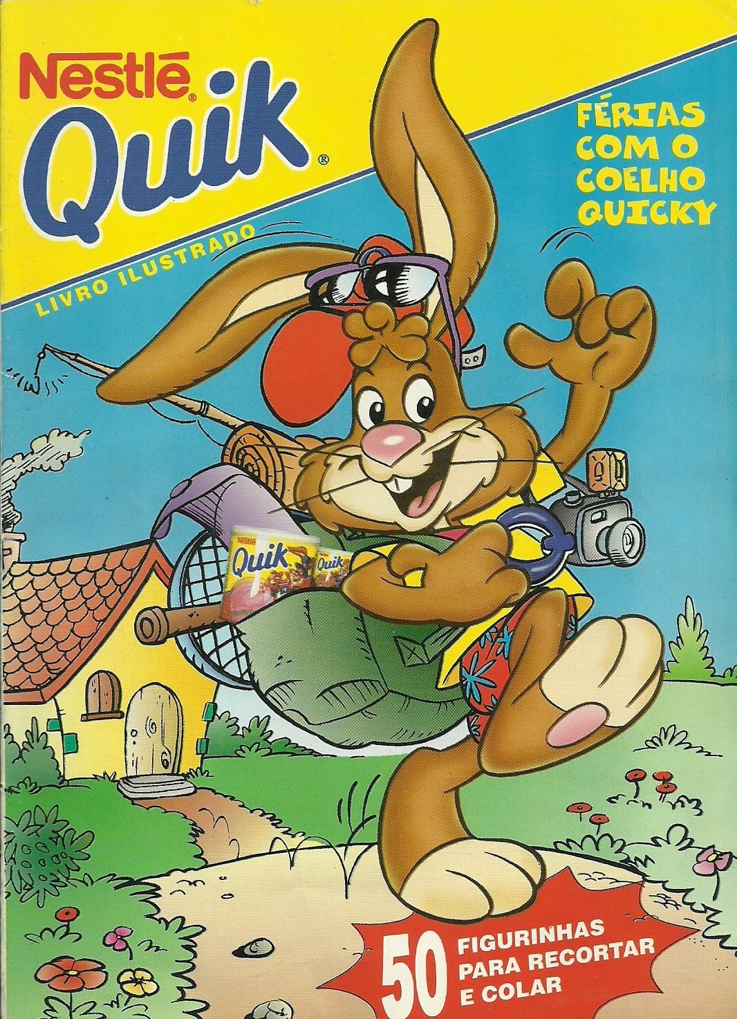 Capa do álbum Férias com o coelho Quick