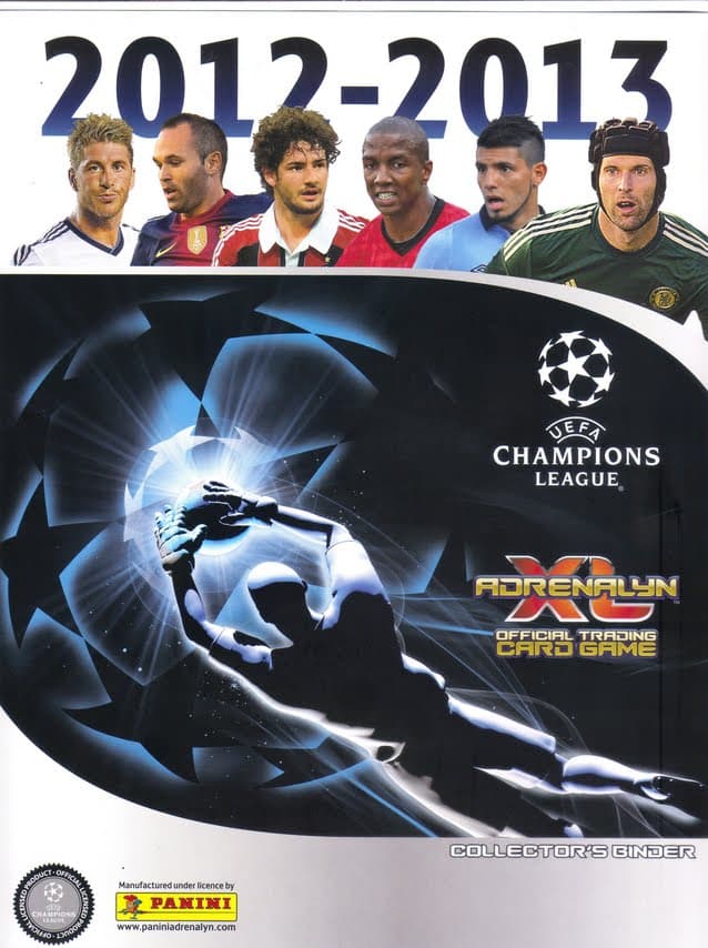 Capa do álbum Adrenalyn XL UEFA Champions League 2012-2013
