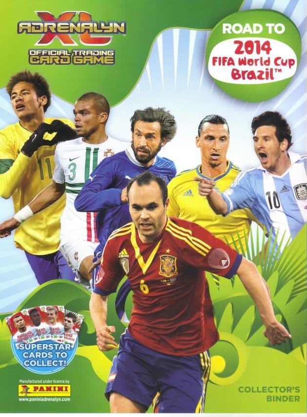 Capa do álbum Adrenalyn XL Road to FIFA World Cup 2014 Brazil