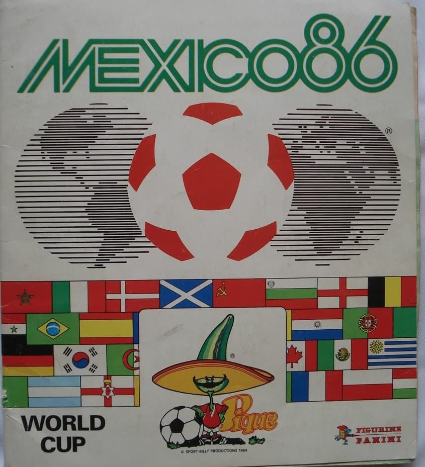 Capa do álbum FIFA World Cup 1986 México