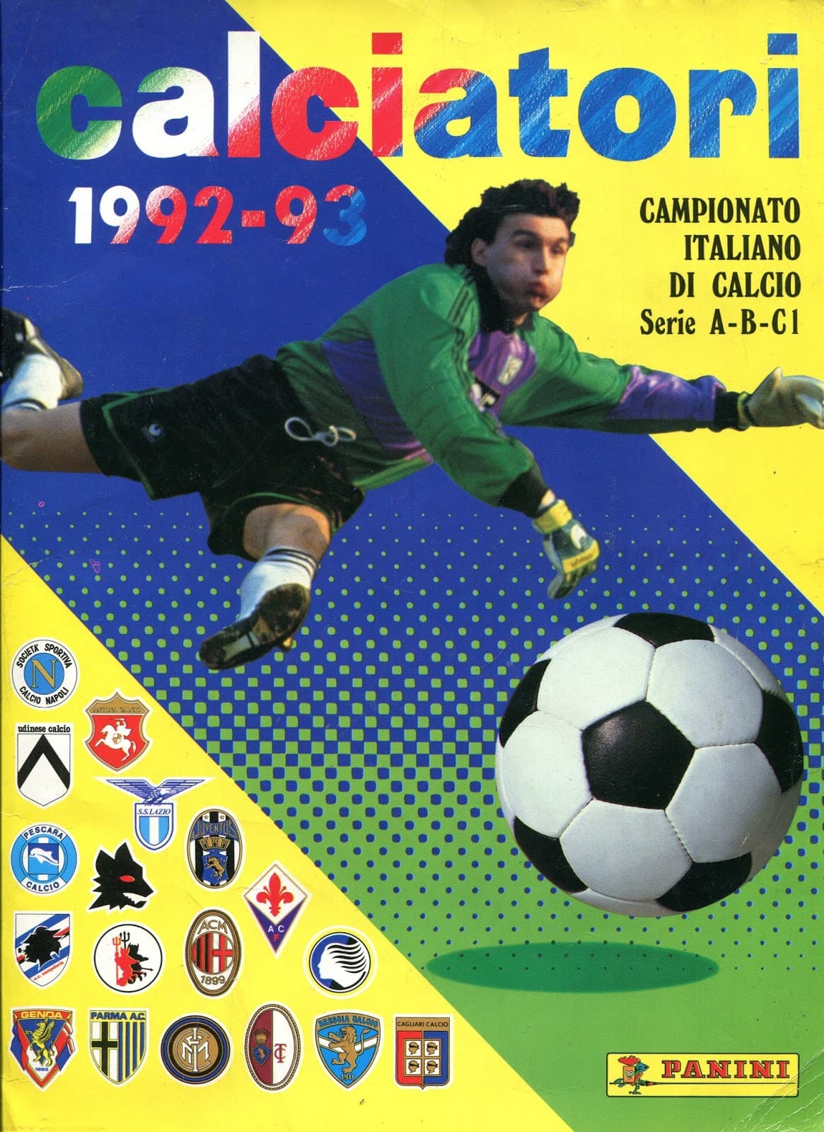 Capa do álbum Calciatori 1992-1993