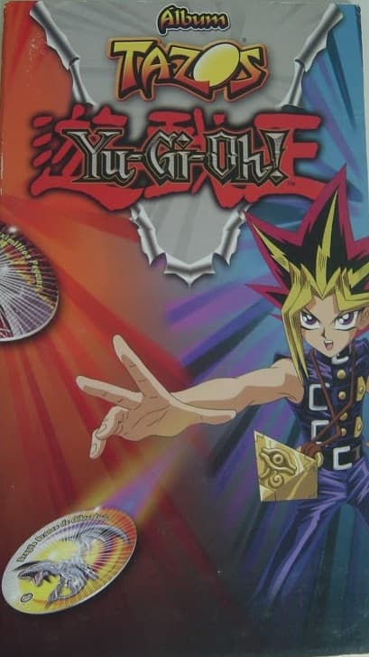 Capa do álbum Elma Chips Magic Tazos Yu-Gi-Oh!