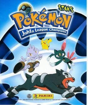 Capa do álbum Staks Pokémon Johto League Champions