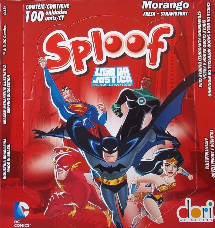 Capa do álbum Chicle de Bola Sploof Liga da Justiça Sem Limites