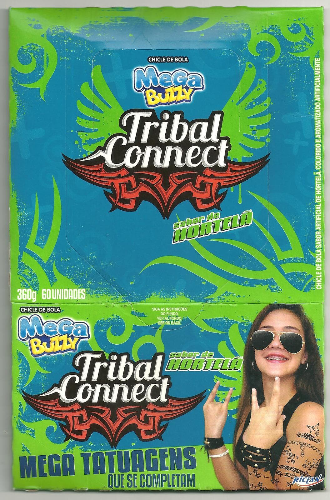 Capa do álbum Chicle de Bola Mega Buzzy Tribal Connect