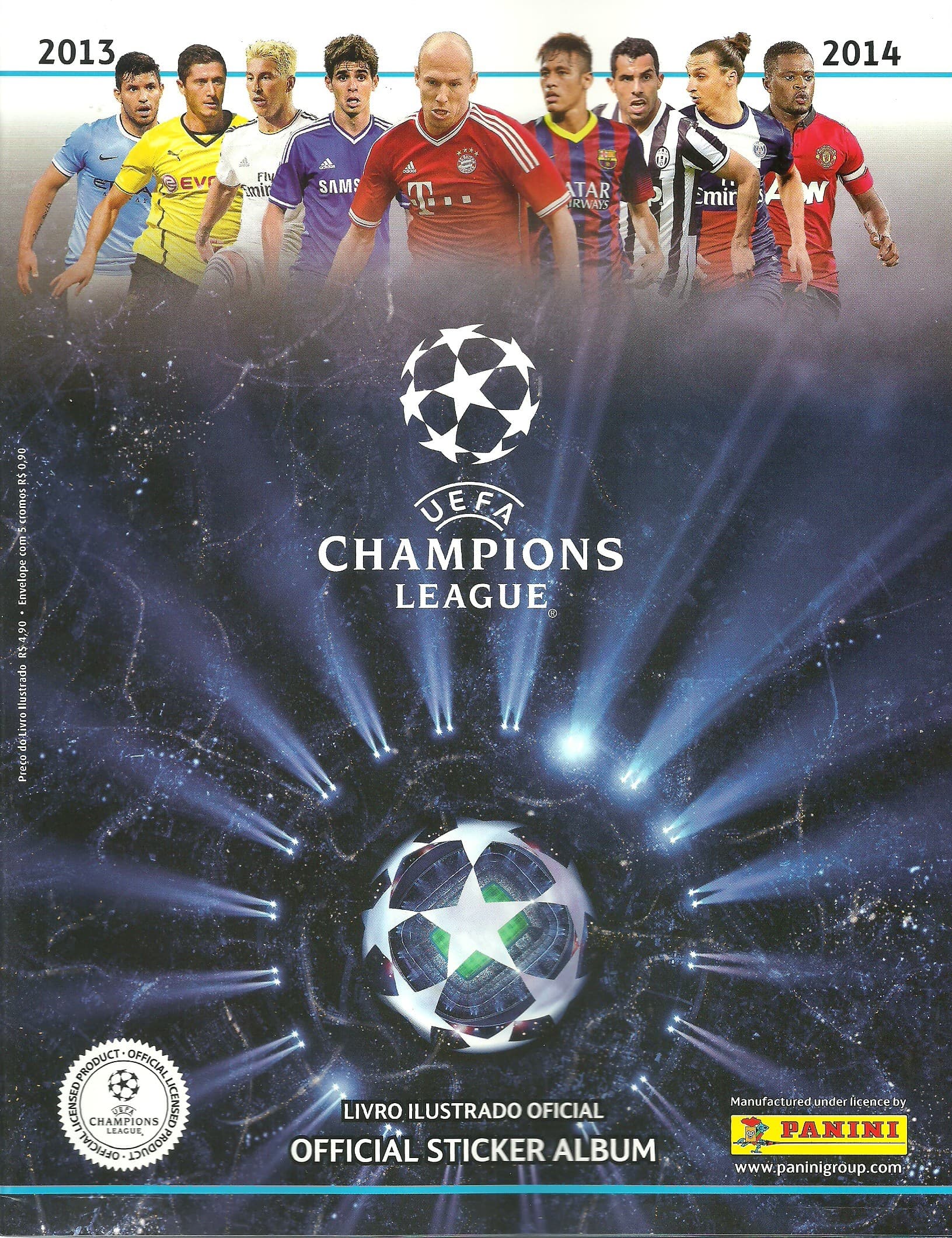 Capa do álbum UEFA Champions League 2013-2014