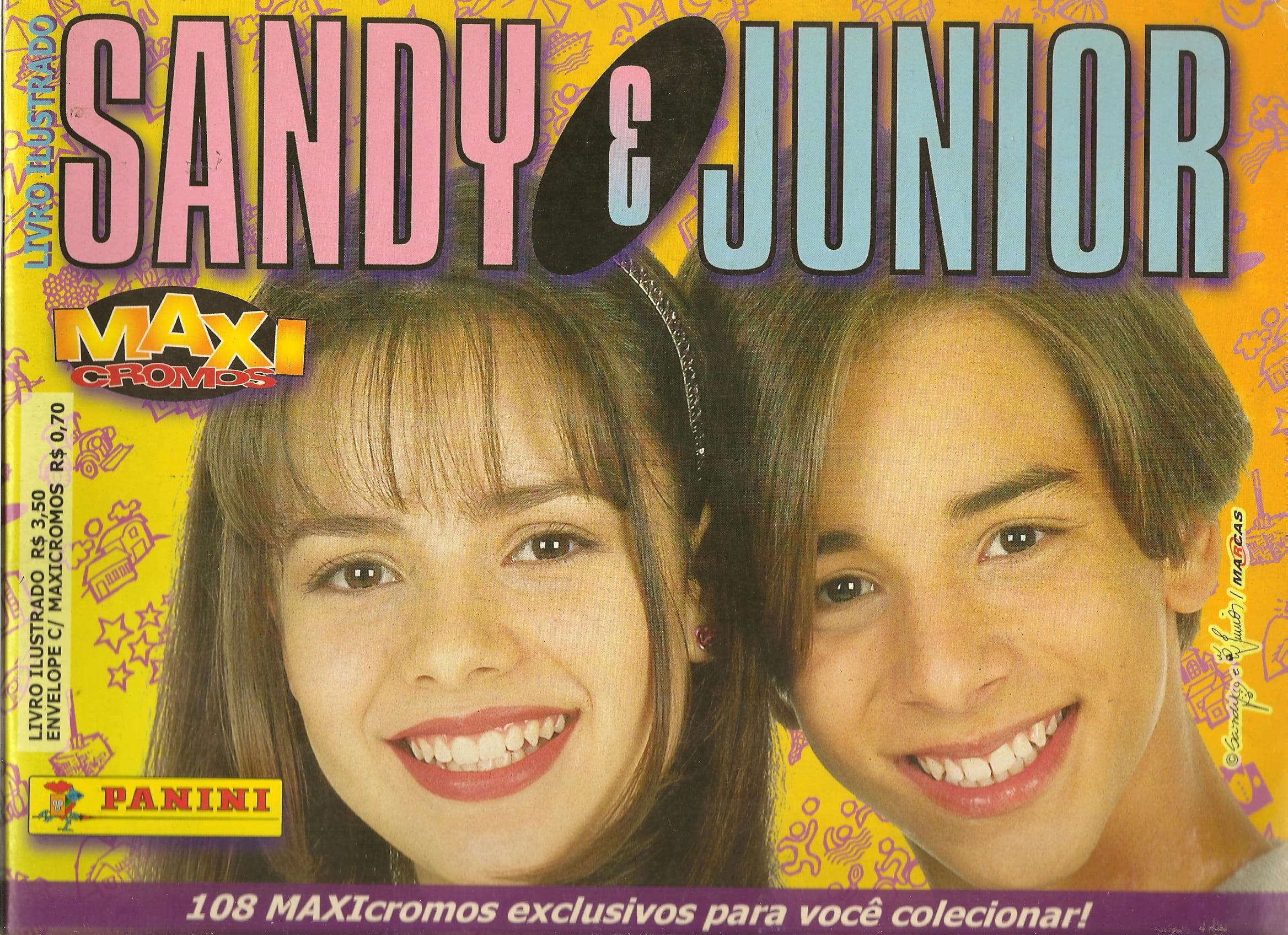 Capa do álbum Sandy & Júnior - Maxi Cards