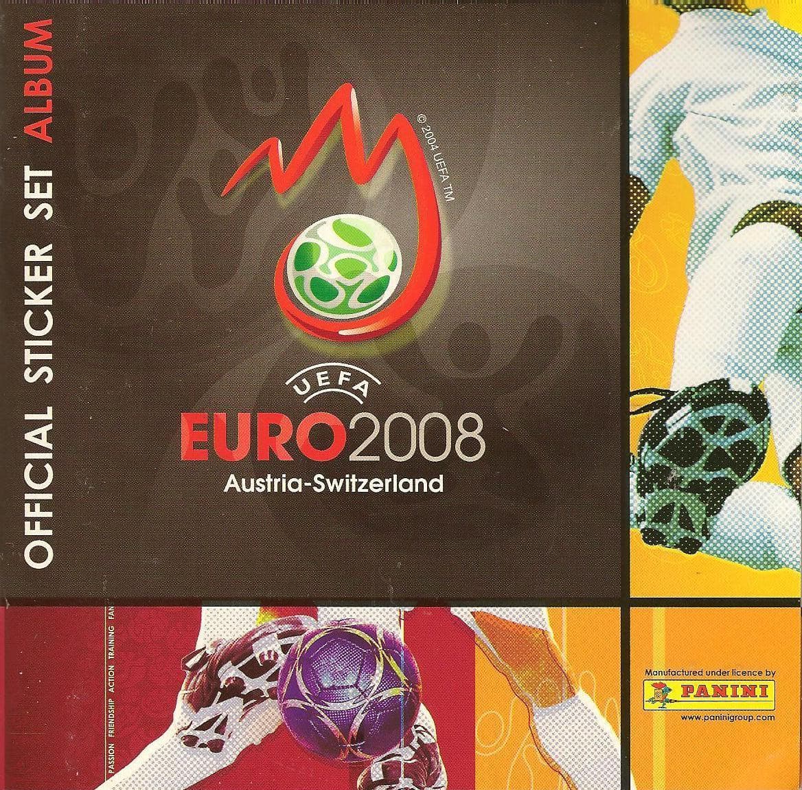 Capa do álbum UEFA Euro 2008 Austria-Switzerland Mini álbum
