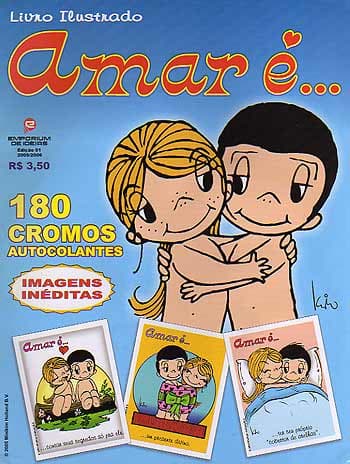 Capa do álbum Amar é... 2005