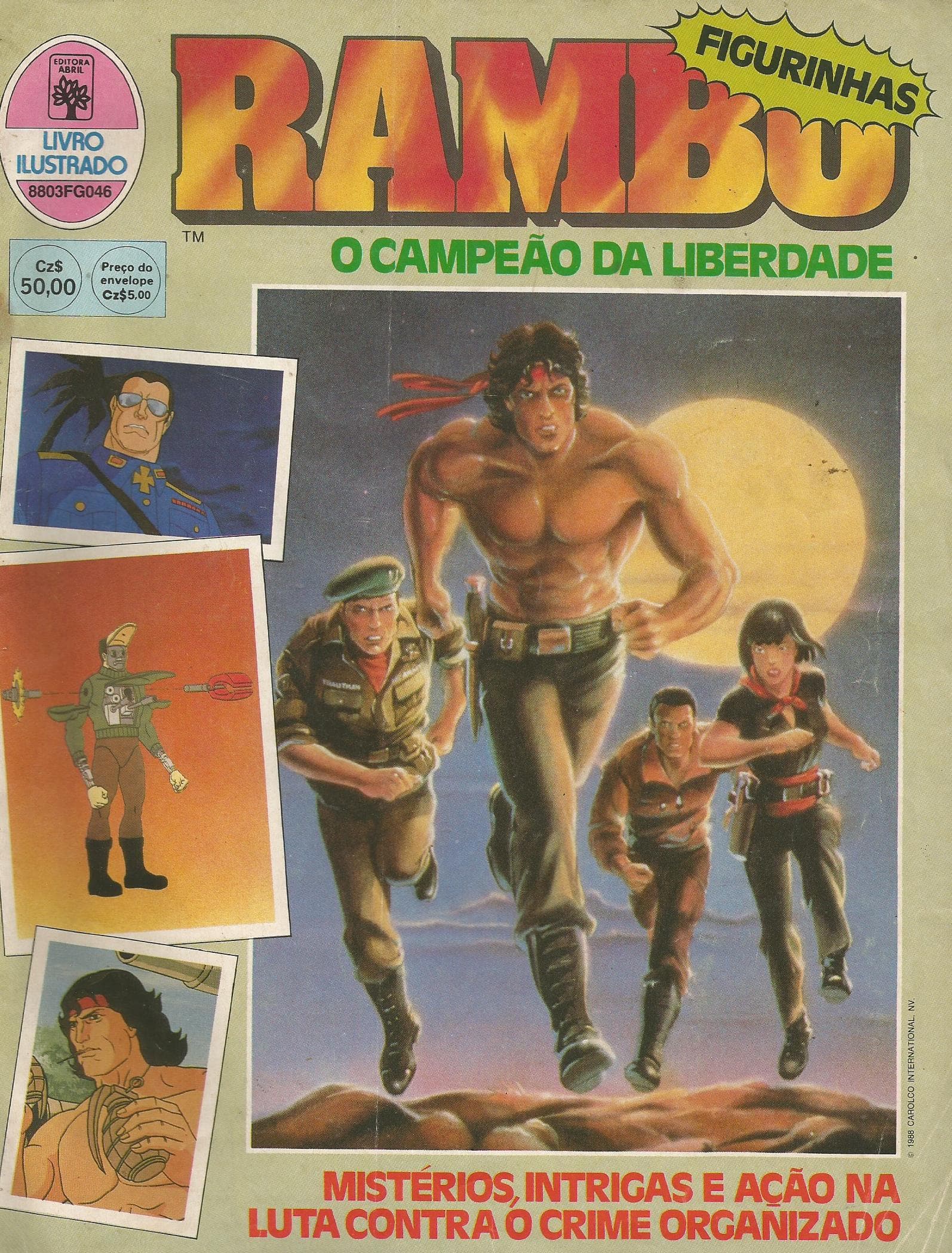 Capa do álbum Rambo O Campeão da Liberdade