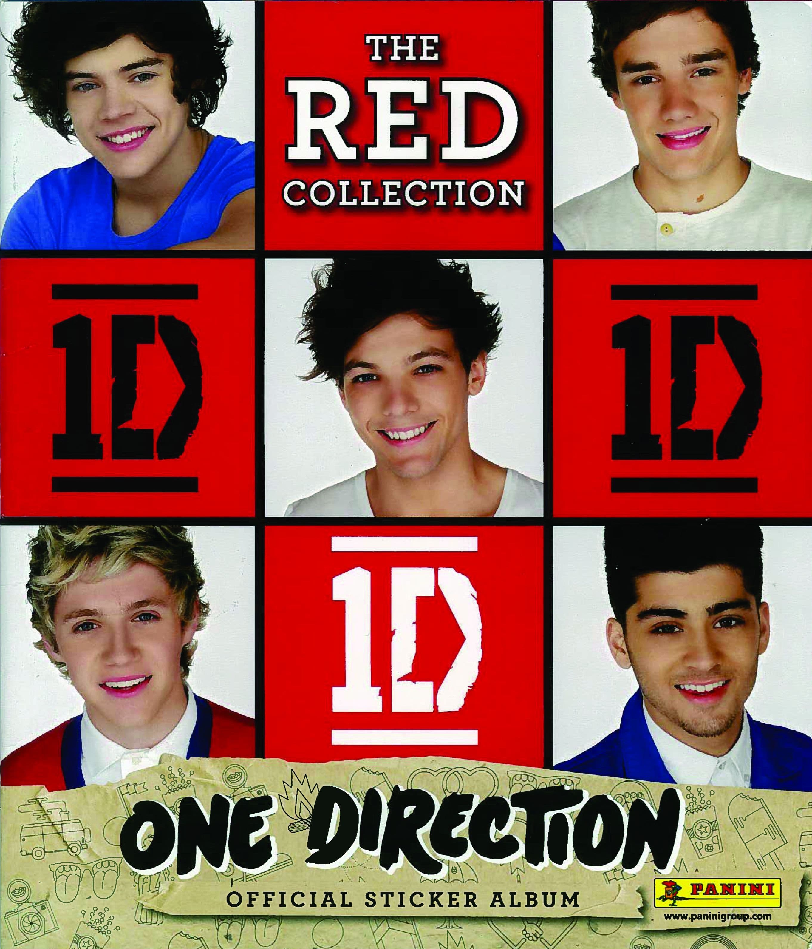 Capa do álbum One Direction The Red Collection