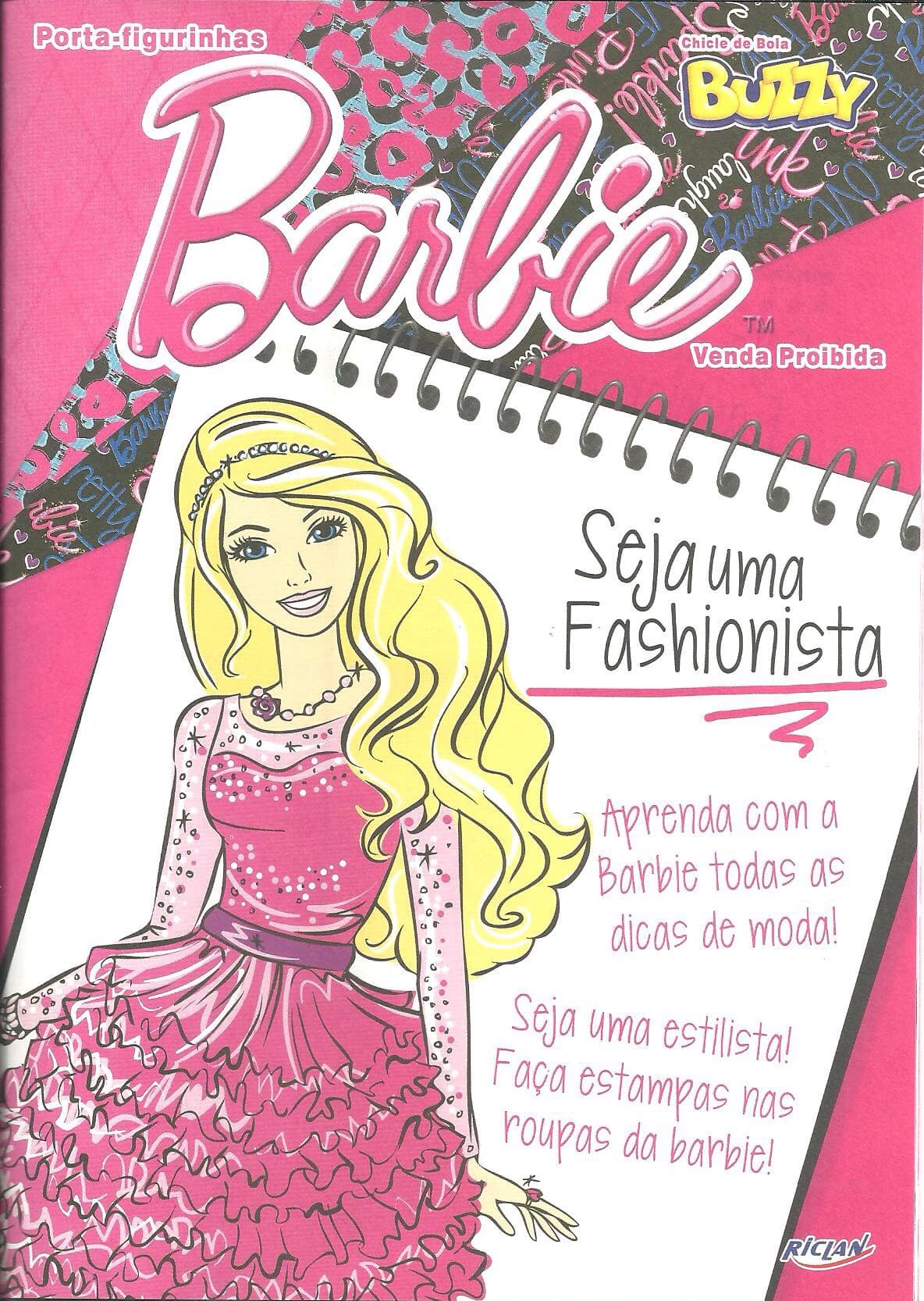 Capa do álbum Chicle de Bola Buzzy Barbie Seja uma Fashionista