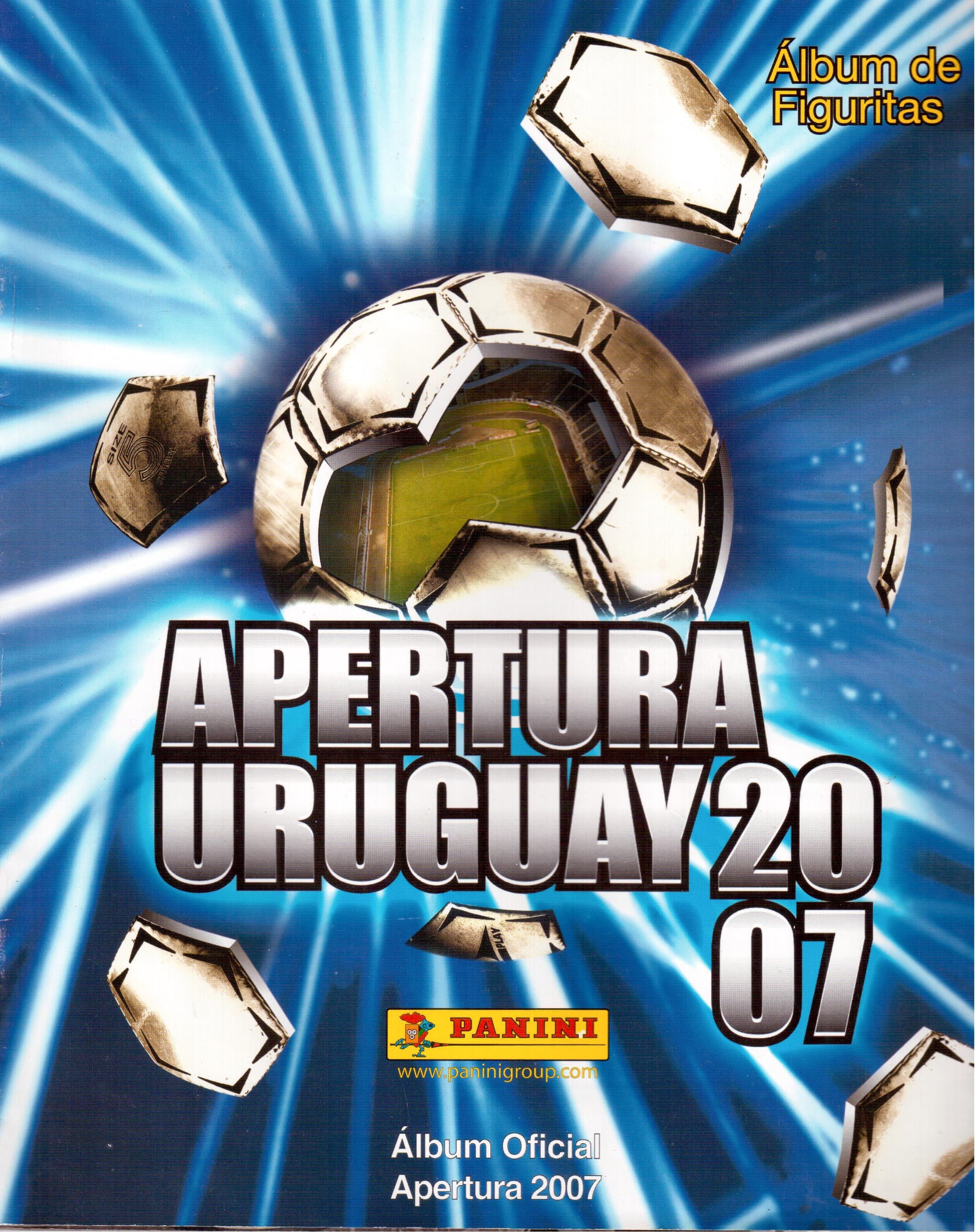 Capa do álbum Apertura Uruguay 2007 - Campeonato Uruguaio