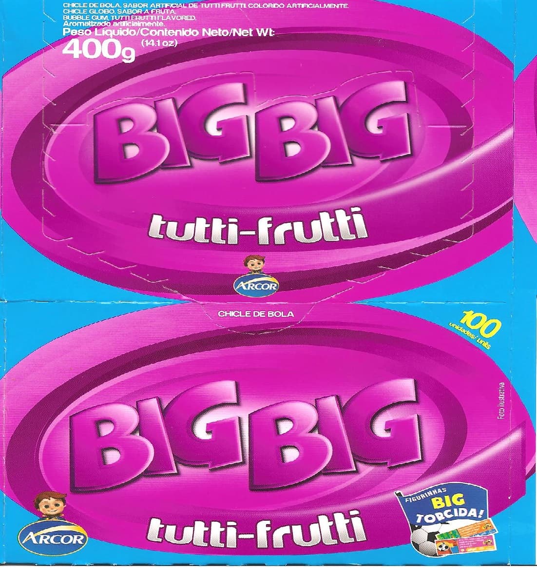 Capa do álbum Chicle de Bola Arcor Big Big Torcida