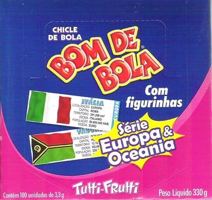 Capa do álbum Chicle de Bola Bom de Bola Europa & Oceânia