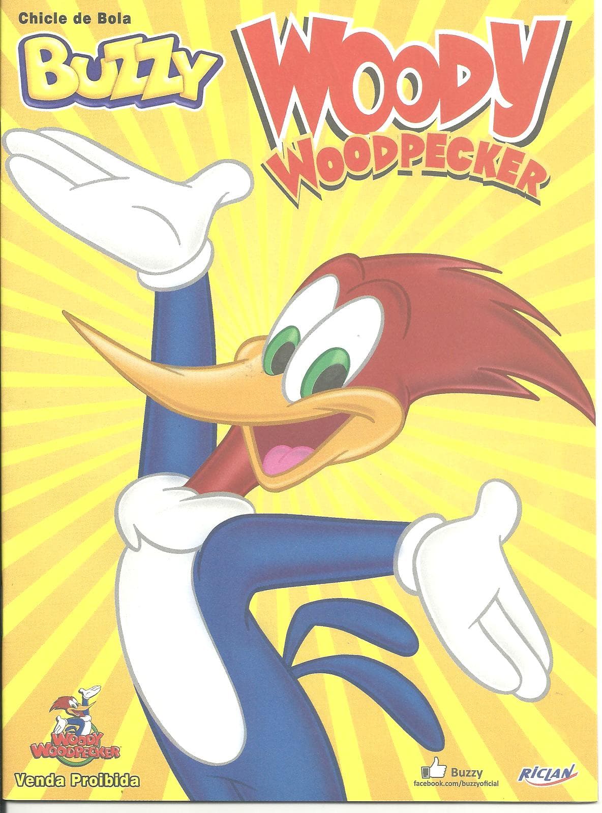 Capa do álbum Chicle de Bola Buzzy Woody Woodpecker 2014
