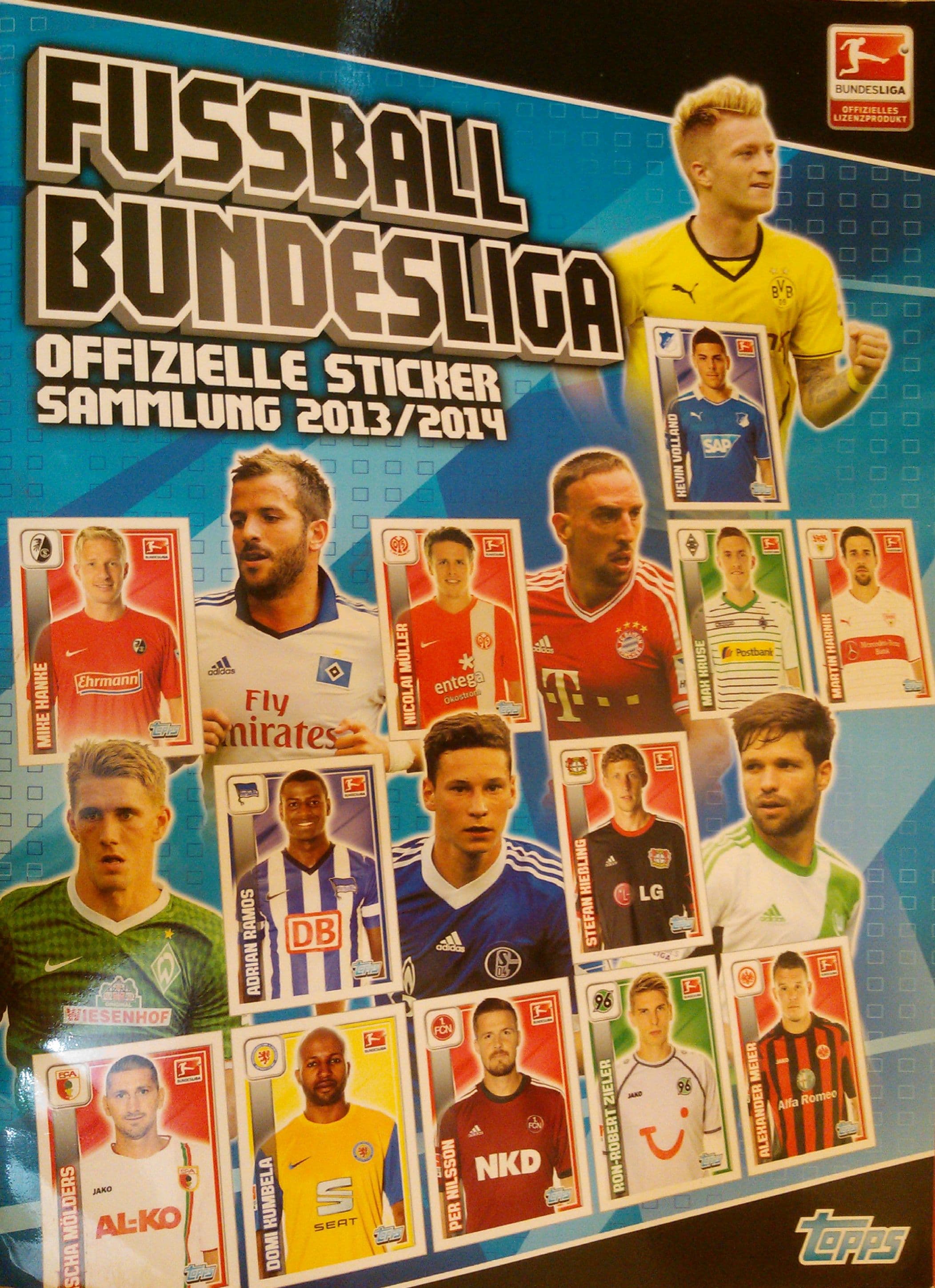 Capa do álbum Fussball Bundesliga 2013/2014 Deutschland