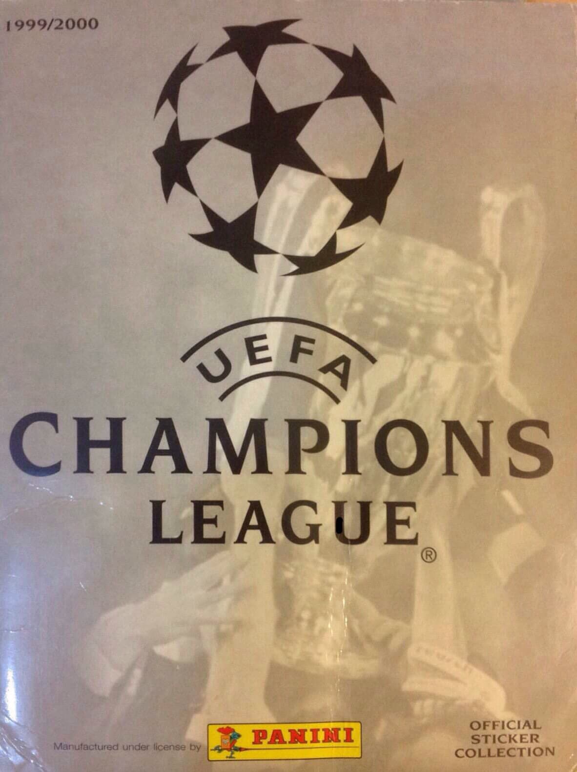Capa do álbum UEFA Champions League 1999-2000