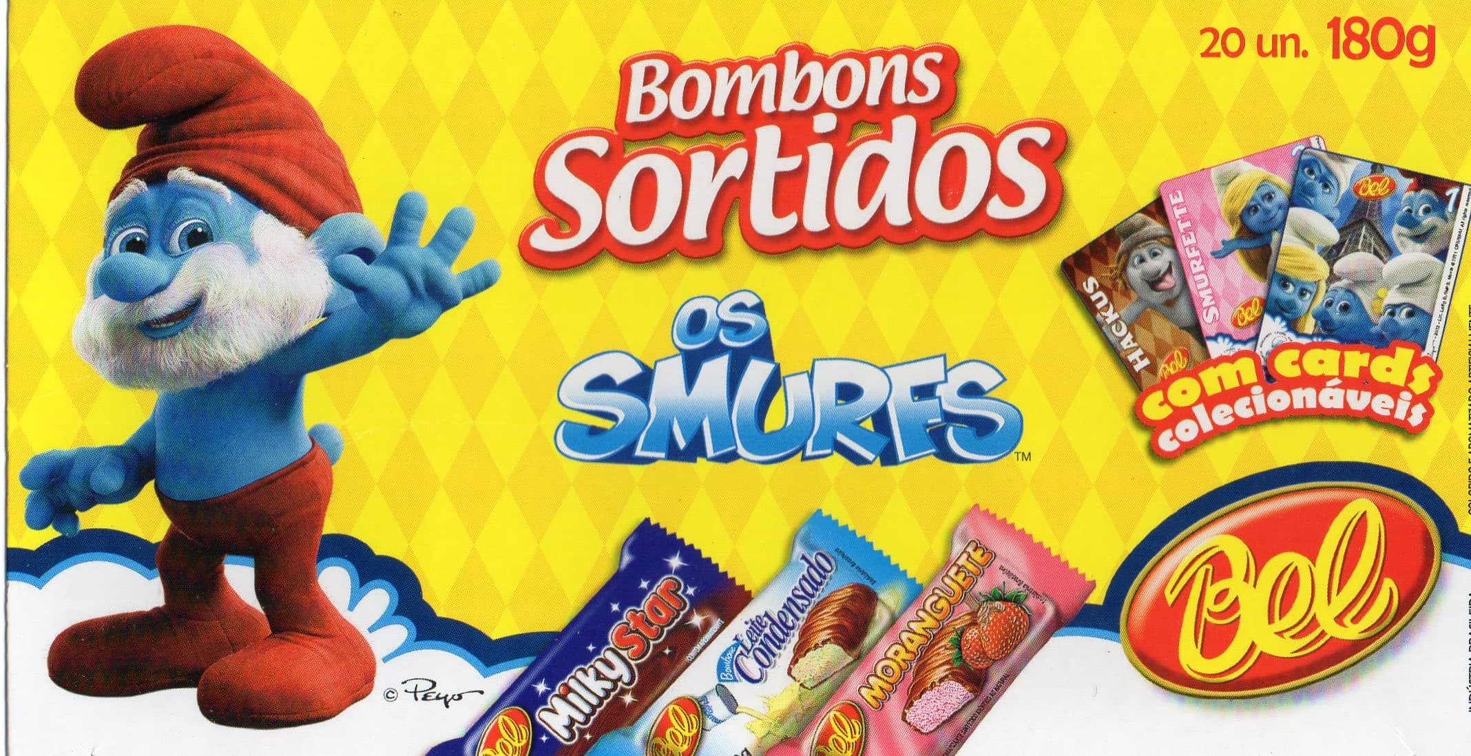 Capa do álbum Os Smurfs - Cards