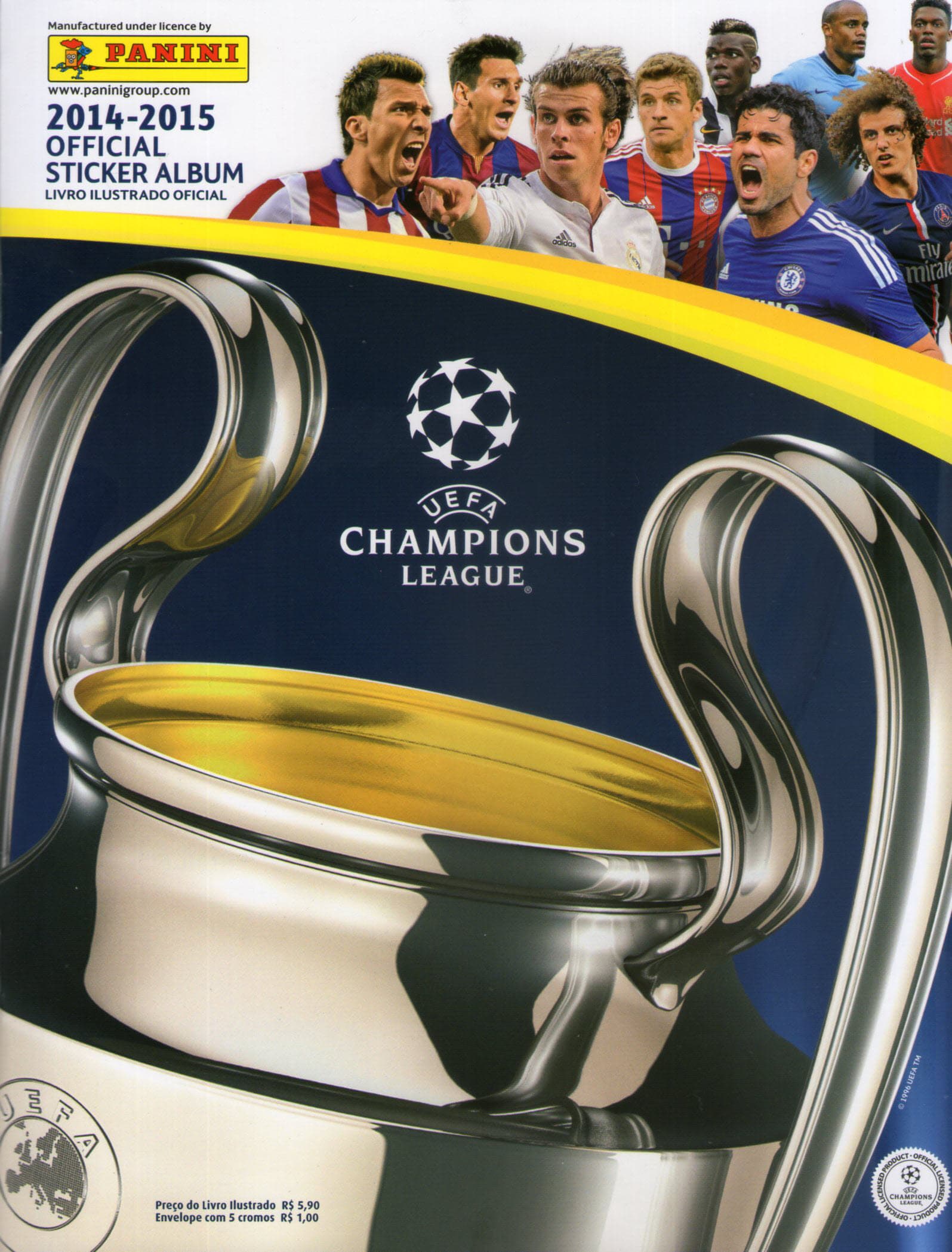 Capa do álbum UEFA Champions League 2014-2015