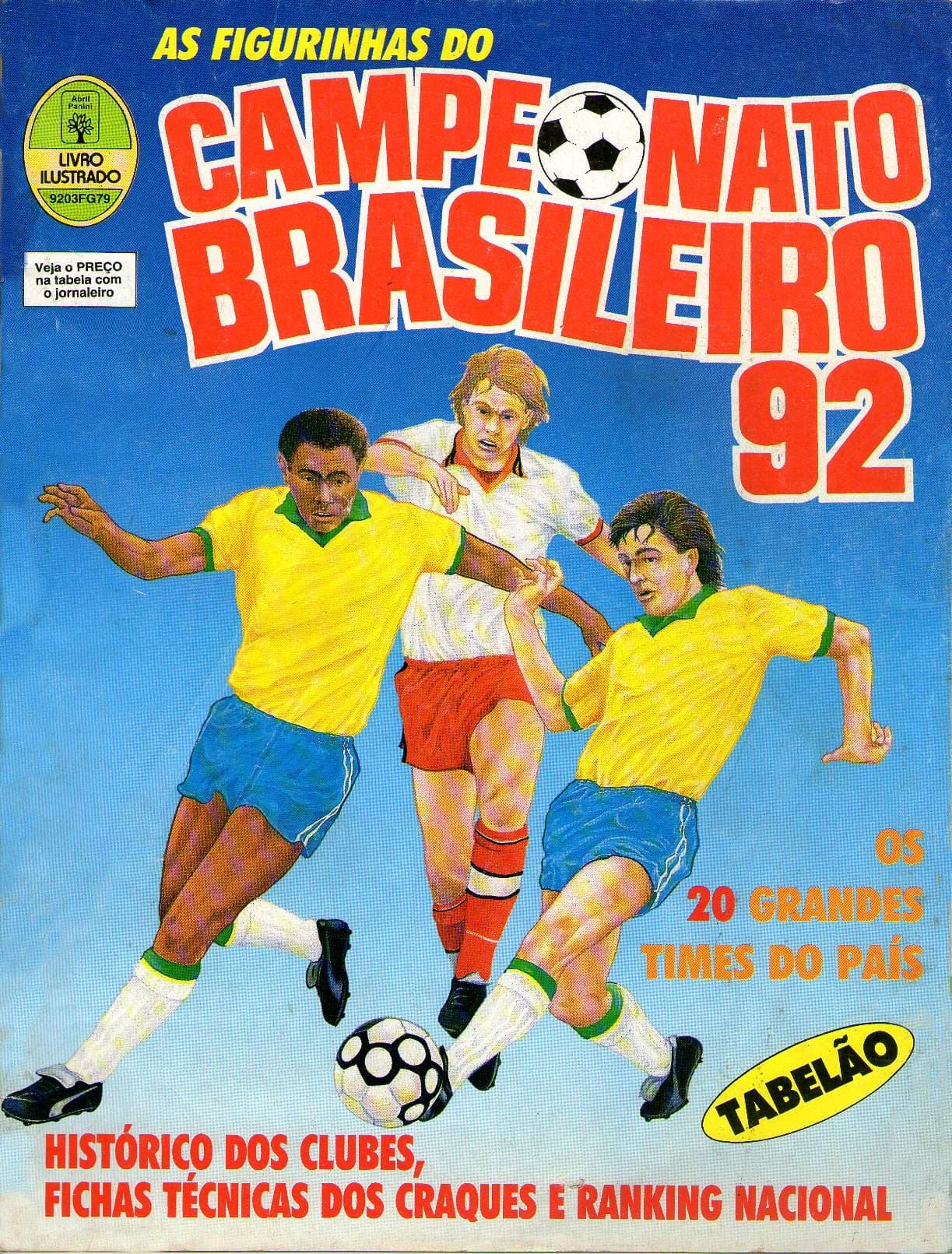 Capa do álbum Campeonato Brasileiro 1992
