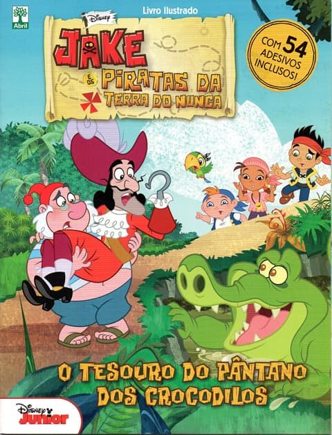 Capa do álbum Jake e Os Piratas da Terra do Nunca: O Tesouro do Pântano dos Crocodilos