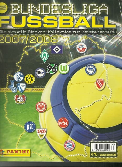 Capa do álbum Fussball Bundesliga 2007/2008 Deutschland