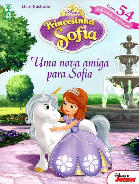 Capa do álbum Princesinha Sofia: Uma Nova Amiga Para Sofia - Livro Ilustrado completo