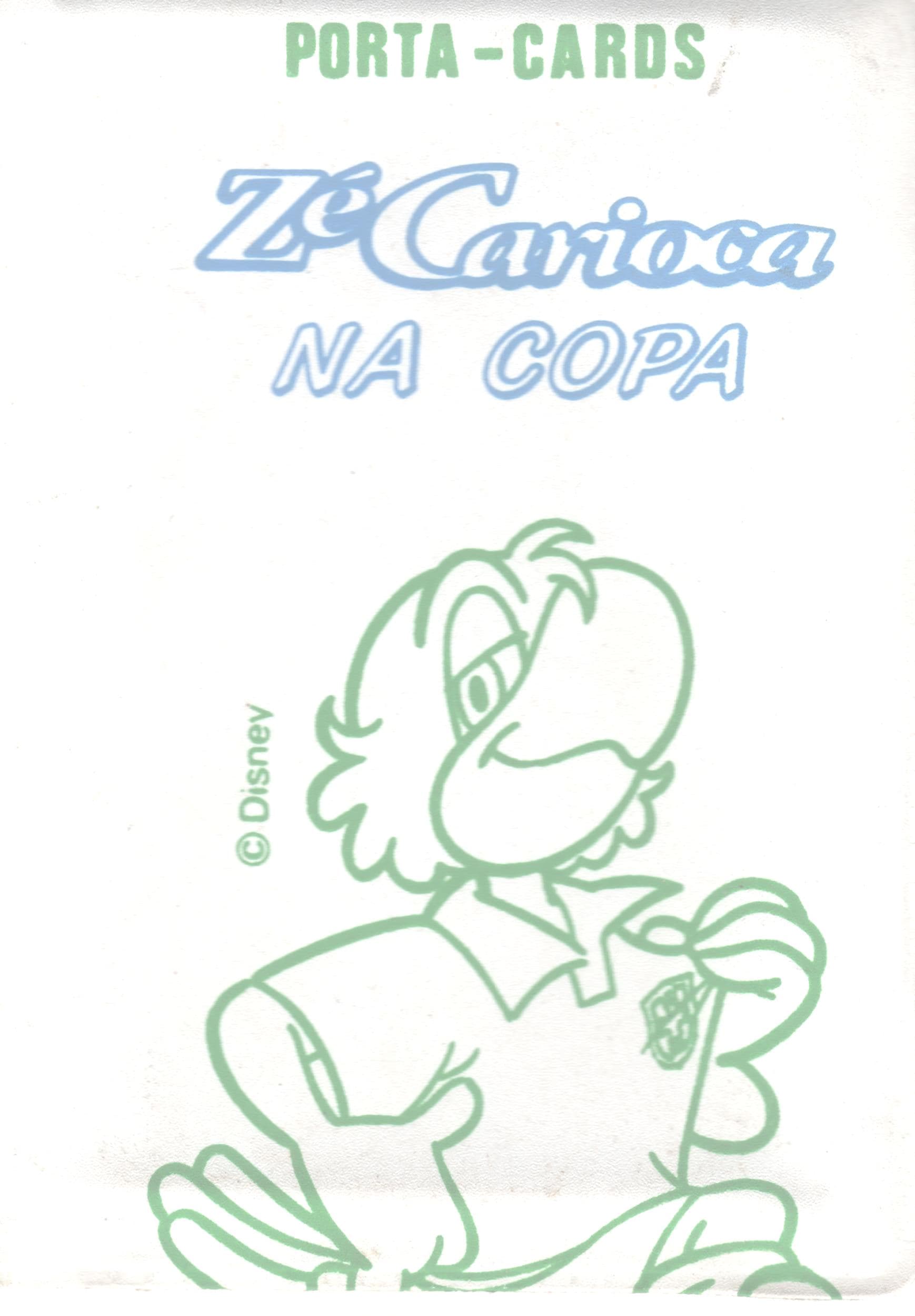 Capa do álbum Zé Carioca Na Copa - Cards