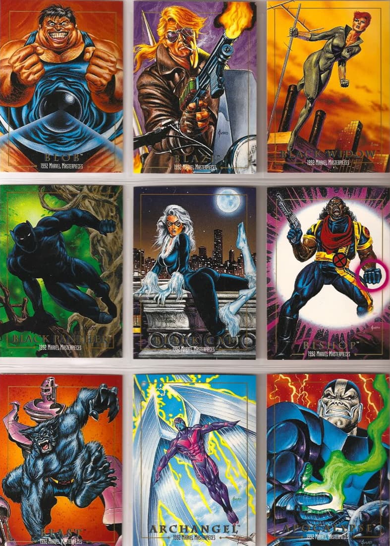 Capa do álbum Marvel Masterpieces 1992