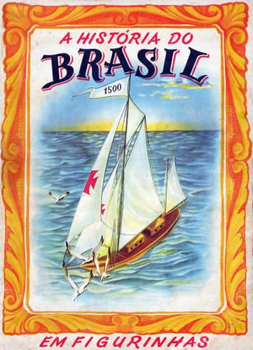 Capa do álbum História do Brasil em Figurinhas