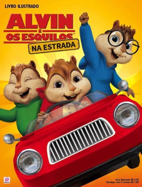 Capa do álbum Alvin e Os Esquilos Na Estrada