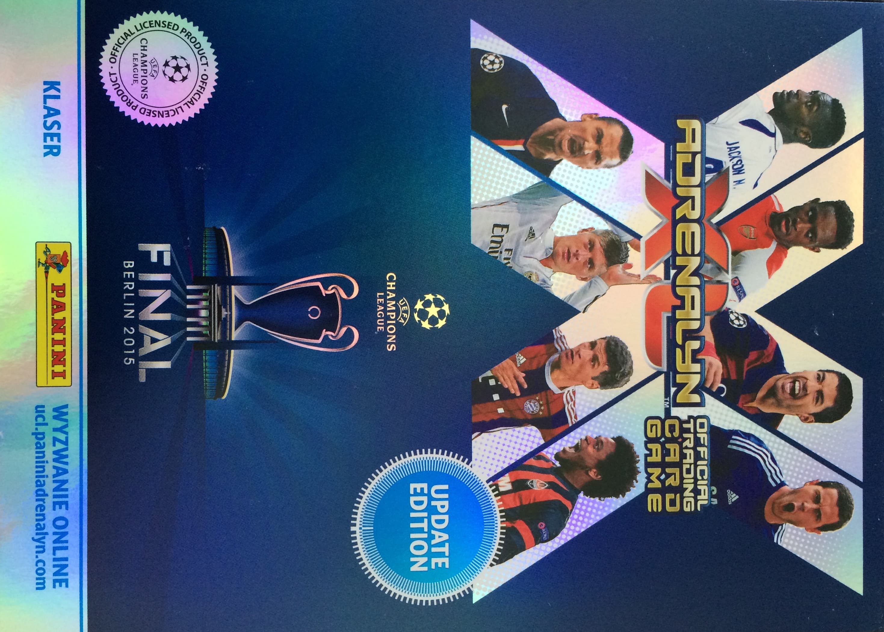 Capa do álbum Adrenalyn XL UEFA Champions League 2014-2015 Update Edition