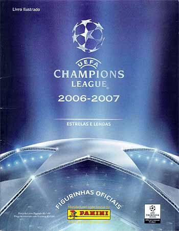 Capa do álbum UEFA Champions League 2006-2007