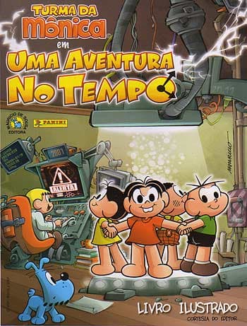 Capa do álbum Turma da Mônica Uma aventura no tempo
