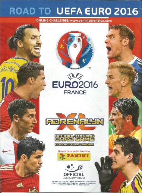 Capa do álbum Adrenalyn XL Road to UEFA Euro 2016