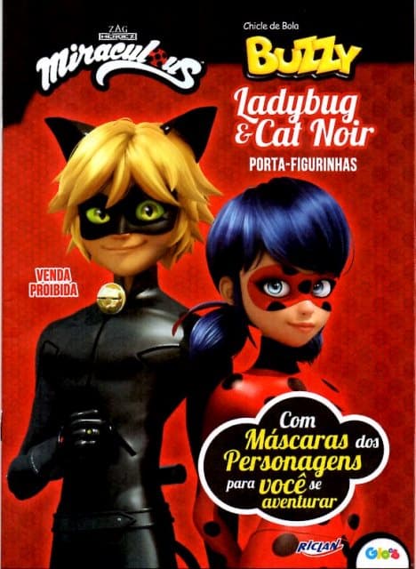 Capa do álbum Chicle de Bola Buzzy Ladybug & Cat Noir