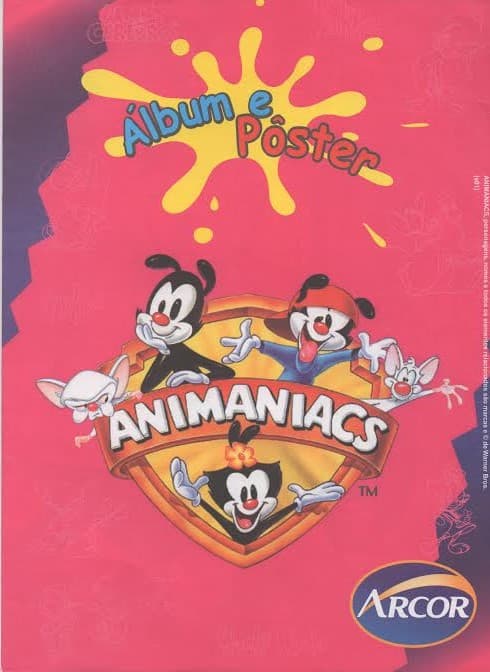 Capa do álbum Chicle de Bola Arcor Animaniacs