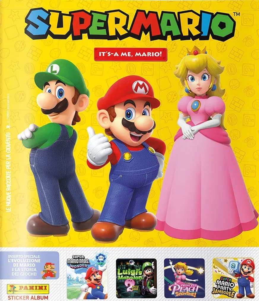 Capa do álbum Super Mario - It's-a me, Mario! - Italy