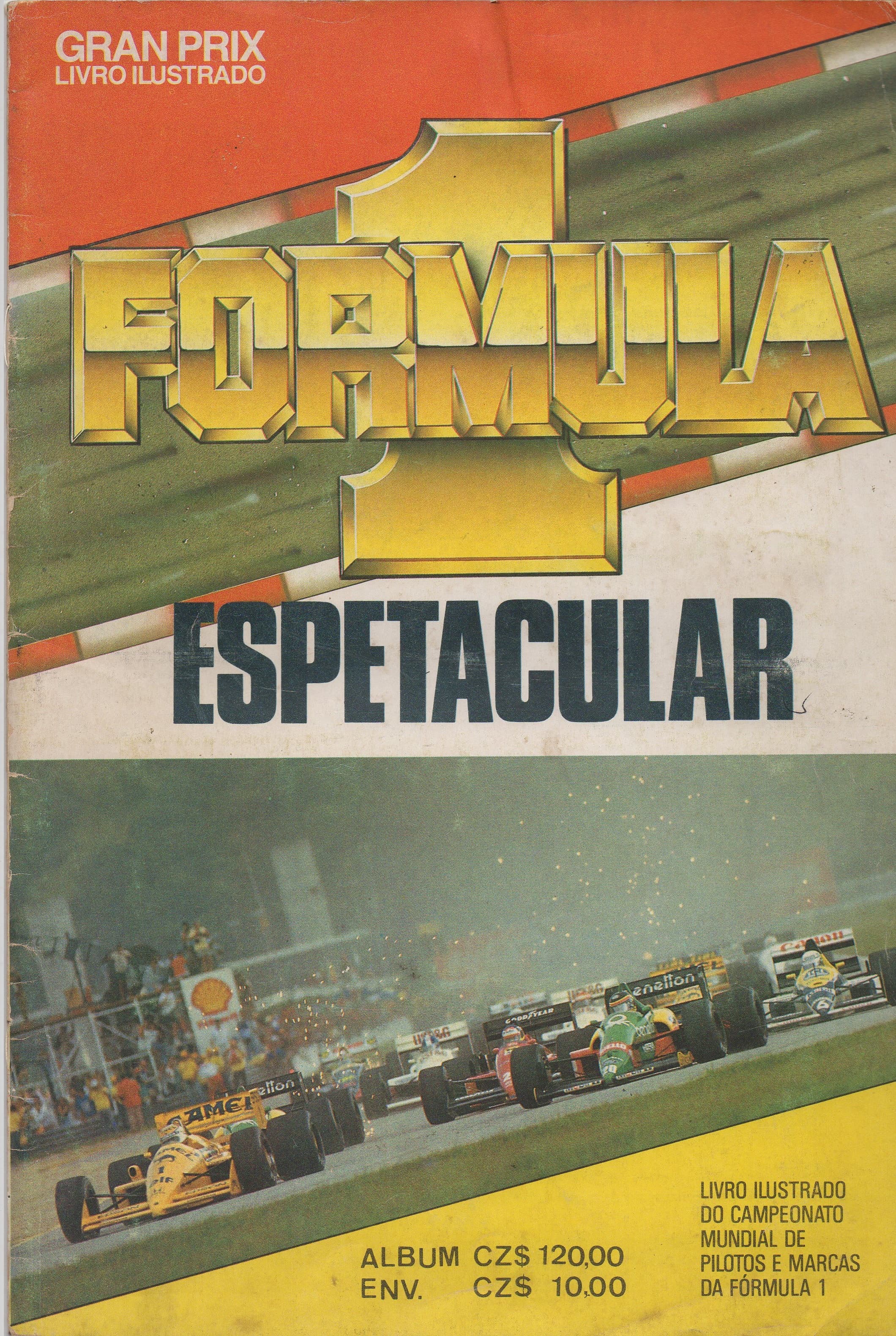 Capa do álbum Grand Prix Fórmula 1 Espetacular