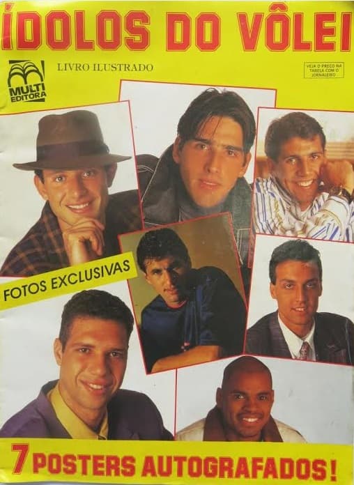 Capa do álbum Ídolos do Vôlei