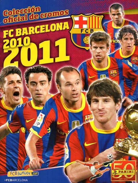 Capa do álbum FC Barcelona 2010-2011